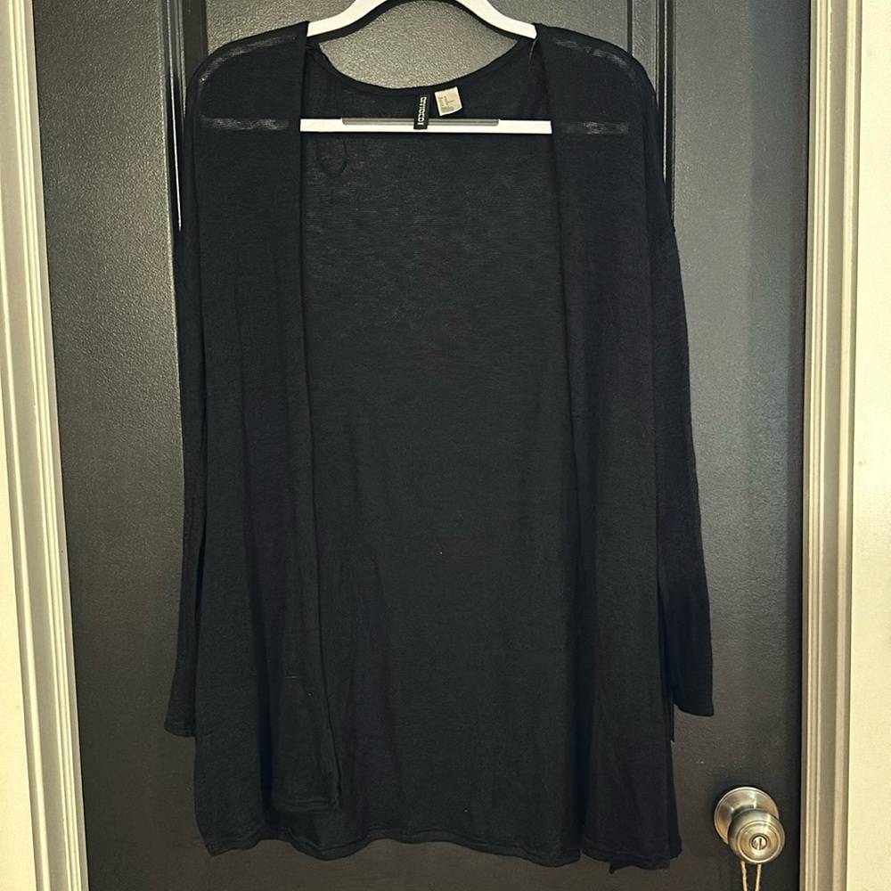 black cardigan size M